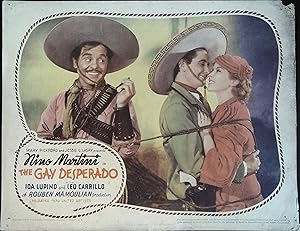 The Gay Desperado Lobby Card 1936 Ida Lupino held captive with Nino Martini!