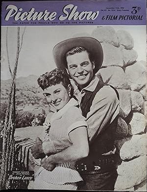 Picture Show Magazine December 11, 1954 Robnert Wagner & Jean Peters!