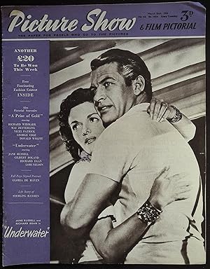 Picture Show Magazine March 24, 1955 Jane Russell & Richard Egan!