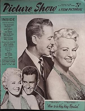 Picture Show Magazine December 3, 1955 Robert Cummings & Betty Grable!