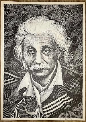 Ritratto di Albert Einstein.