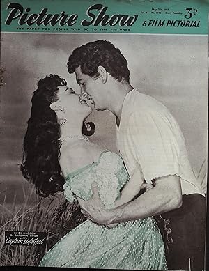 Picture Show Magazine May 7, 1955 Rock Hudson & Barbara Rush!