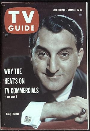 TV Guide December 12, 1959 Danny Thomas