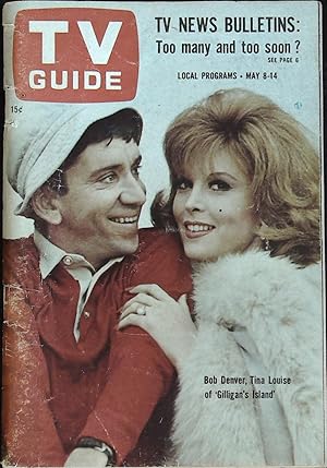 TV Guide May 8, 1965 Bob Denver & Tina Louise "Gilligan's Island"