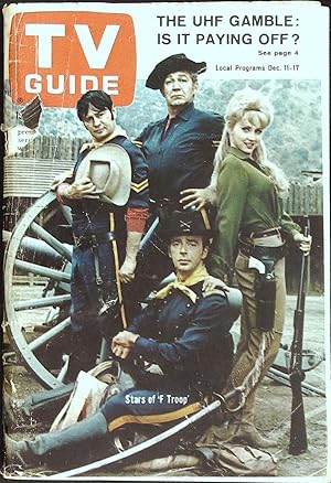 TV Guide December 11, 1966 "F-Troop" Cast Cover