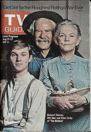 TV Guide August 21, 1976 Richard Thomas of "The Waltons"