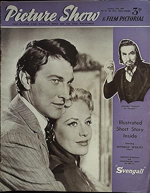 Picture Show Magazine January 15, 1955 Terence Morgan & Hildegarde Neff!