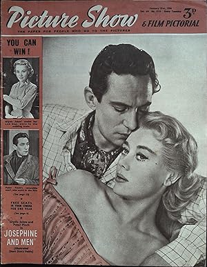 Picture Show Magazine January 21, 1956 Glynis Johns & Peter Finch!