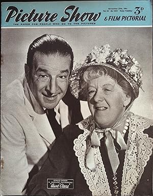 Picture Show Magazine November 27, 1954 Margaret Rutherford & Ronald Shiner!