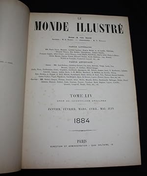 Seller image for Le monde illustr, journal hebdomadaire, 1884, tomes LIV et LV, anne complte for sale by Abraxas-libris