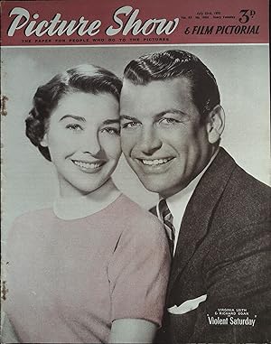 Picture Show Magazine July 23, 1955 Virginia Leith & Richard Egan!