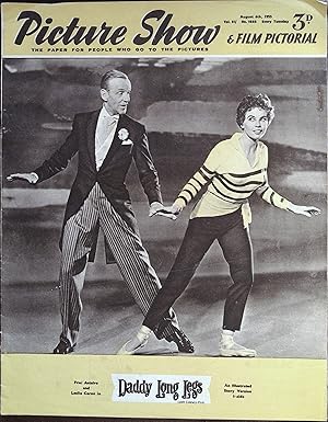 Picture Show Magazine August 6, 1955 Fred Astaire & Leslie Caron!