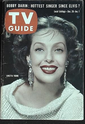 TV Guide December 26, 1959 Loretta Young