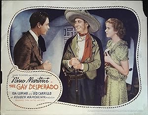 Bild des Verkufers fr The Gay Desperado Lobby Card 1936 Ida Lupino and Nino Martini! zum Verkauf von AcornBooksNH