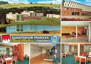 Postkarte Carte Postale 73980422 BAD STEBEN Sanatorium Franken Teilansichten Gastraeume