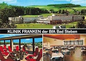 Postkarte Carte Postale 73980420 BAD STEBEN Klinik Franken der BfA Bad Steben Terrasse Speiseraum