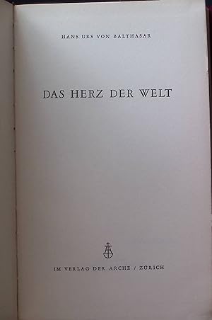 Bild des Verkufers fr Das Herz der Welt. zum Verkauf von books4less (Versandantiquariat Petra Gros GmbH & Co. KG)