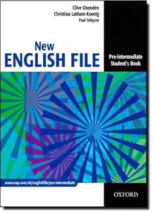 Seller image for New English File: Pre-intermediate Student's Book: Six-level general English course for adults for sale by WeBuyBooks