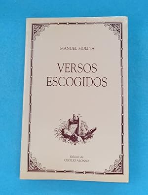 Seller image for VERSOS ESCOGIDOS. for sale by Librera DANTE
