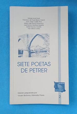 Bild des Verkufers fr SIETE POETAS DE PETRER. zum Verkauf von Librera DANTE