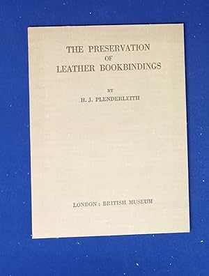 Imagen del vendedor de The Preservation of Leather Bookbindings. a la venta por Wykeham Books