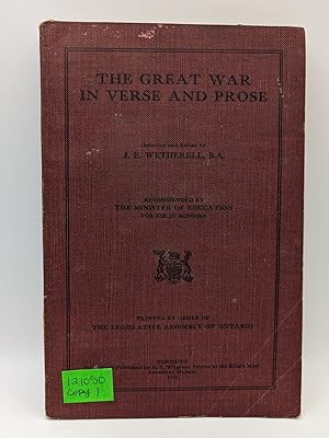 The Great War in Verse and Poetry
