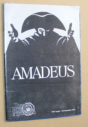 Amadeus (Theatre Programme, Theatre Royal, Plymouth)