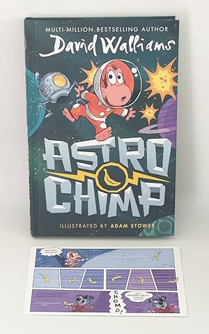Signed Astrochimp: Brad New unread complete with Story Postcard