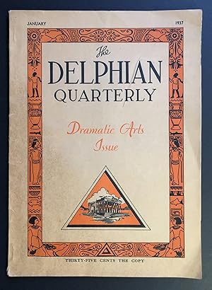 Bild des Verkufers fr The Delphian Quarterly, Volume 20, Number 1 (XX, One, January 1937) - includes Music in Ca' Rezzonico by Ezra Pound zum Verkauf von Philip Smith, Bookseller