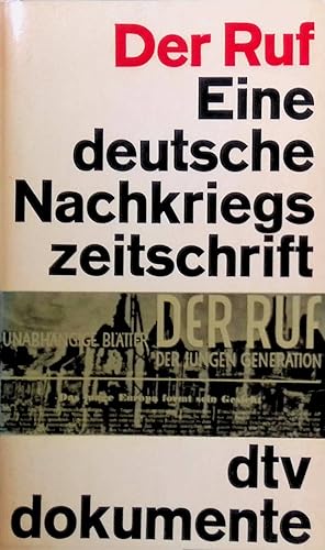 Bild des Verkufers fr Der Ruf: Eine deutsche Nachkriegszeitschrift. (NR: 39) zum Verkauf von books4less (Versandantiquariat Petra Gros GmbH & Co. KG)