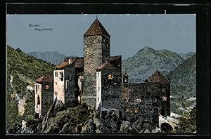 Künstler-Ansichtskarte Eugen Felle: Bozen, an der Burg Karneid