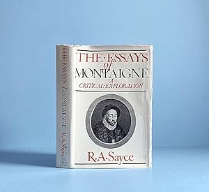 The Essays of Montaigne;: A Critical Exploration