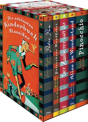 Seller image for Die schnsten Kinderbuchklassiker - Peter Pan - Peterchens Mondfahrt - Der Zauberer von Oz - Alice im Wunderland - Pinocchio for sale by Studibuch