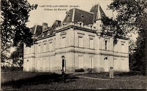 Ansichtskarte / Postkarte Lamothe-Landerron Gironde, Chateau des Massiots