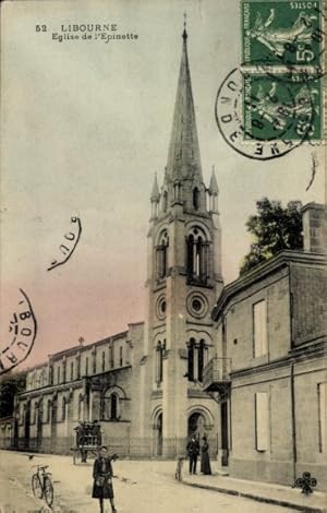 Ansichtskarte / Postkarte Libourne Gironde, Kirche de l'Epinette