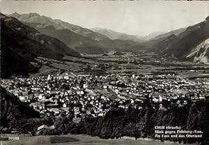Ansichtskarte / Postkarte Chur Kanton Graubünden, Blick gegen Felsberg-Ems, Piz Fess, Oberland