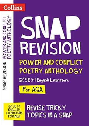 Seller image for AQA Poetry Anthology Power and Conflict Revision Guide: Ideal for home learning, 2022 and 2023 exams (Collins GCSE Grade 9-1 SNAP Revision) for sale by WeBuyBooks 2