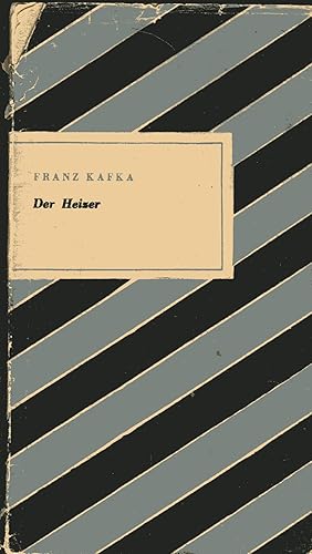 Seller image for Der Heizer - Ein Fragment for sale by Versandantiquariat Brigitte Schulz