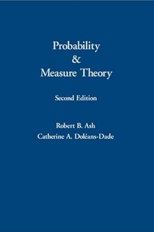 Immagine del venditore per Probability and Measure Theory venduto da BuchWeltWeit Ludwig Meier e.K.