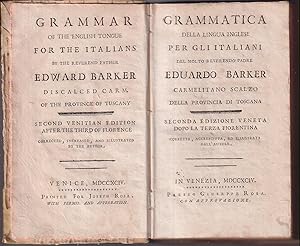 Grammatica della lingua inglese per gli italiani del molto reverendo padre Eduardo Barker Carmeli...