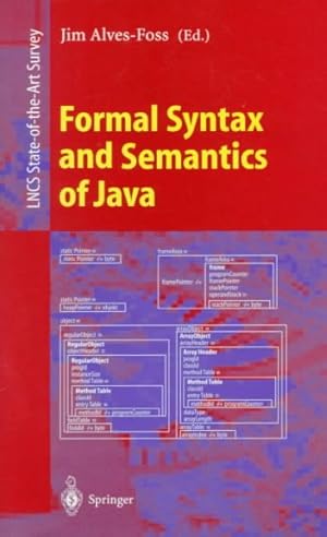Seller image for Formal Syntax and Semantics of Java for sale by GreatBookPricesUK