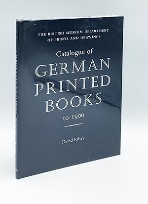 Catalogue of German Printed Books to 1900 in the British Museum (Scholarly)