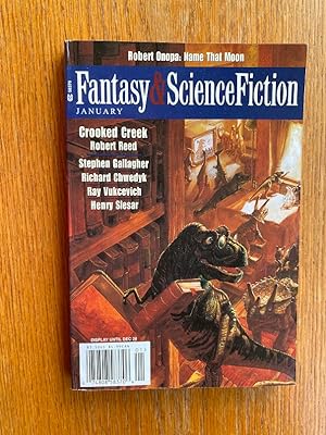 Seller image for Fantasy and Science Fiction January 2001 for sale by Scene of the Crime, ABAC, IOBA