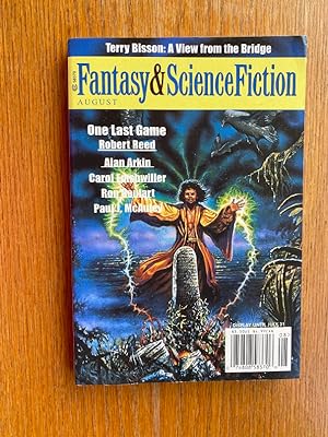 Imagen del vendedor de Fantasy and Science Fiction August 2001 a la venta por Scene of the Crime, ABAC, IOBA