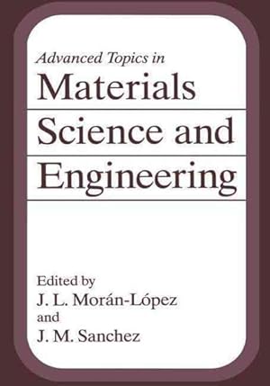 Imagen del vendedor de Advanced Topics in Materials Science and Engineering a la venta por GreatBookPricesUK