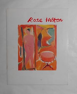 Image du vendeur pour Rose Hilton - New Paintings (David Messum, London 18 June - 5 July 1997)) mis en vente par David Bunnett Books