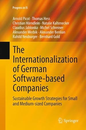 Seller image for Internationalization of German Software-based Companies : Sustainable Growth Strategies for Small and Medium-sized Companies for sale by GreatBookPricesUK