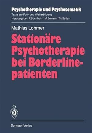 Seller image for Stationare Psychotherapie Bei Borderlinepatienten -Language: german for sale by GreatBookPricesUK