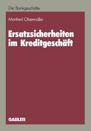 Immagine del venditore per Ersatzsicherheiten Im Kreditgeschäft -Language: german venduto da GreatBookPricesUK