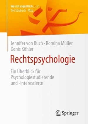 Seller image for Rechtspsychologie : Ein berblick Für Psychologiestudierende Und Interessierte -Language: german for sale by GreatBookPricesUK